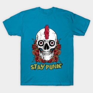 Stay Punk Skull T-Shirt